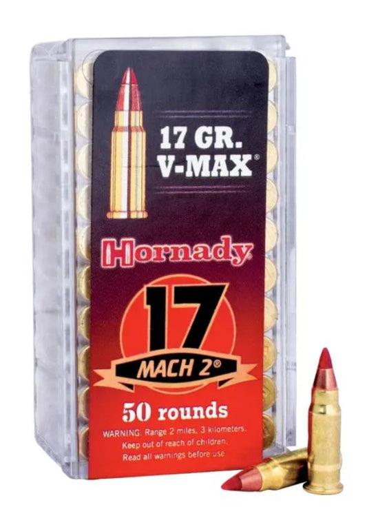 Hornady .17 mach2 .17gr V-Max Bullet
