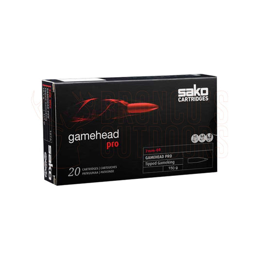 7mm-08 GAMEHEAD PRO TIPPED SOFT POINT 150g