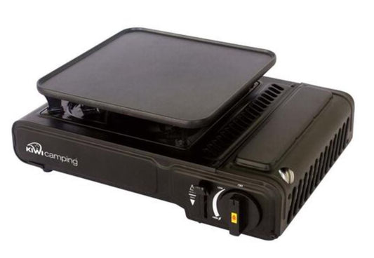 Kiwi Camping Butane Stove Single burner with hotplate