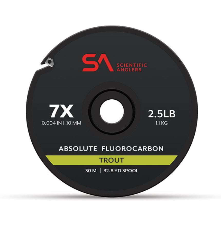 SCIENTIFIC ANGLERS ABSOLUTE F C TIPPET trout supreme 30m 4x6.7lb