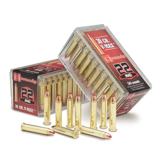 22 WMR 30 gr V-MAX Varmint Express – 50 Rounds