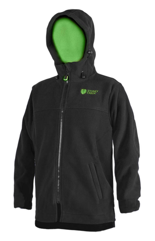 KIDS LONG BUSH SHIRT BLACK/LIME