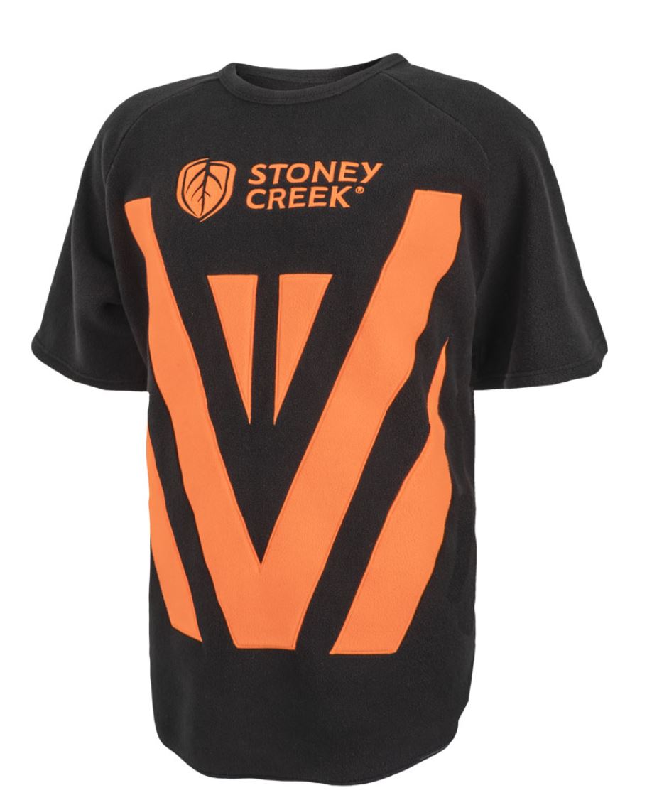 LOUD & PROUD PATCHED BUSH TEE black/orange