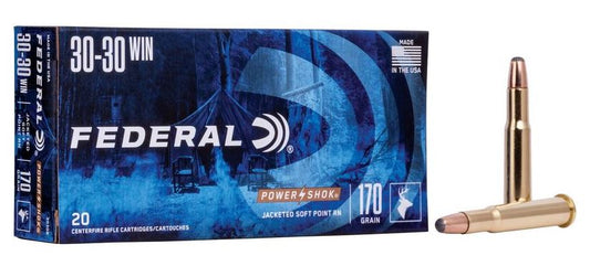 Federal Power-Shok Rifle 30-30 Win 170 Grain