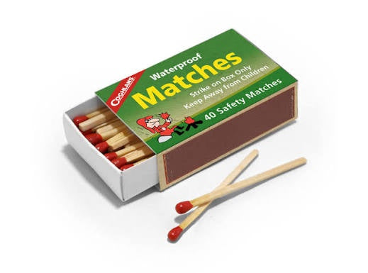 WATERPROOF MATCHES 4 PACKS OF FORTY
