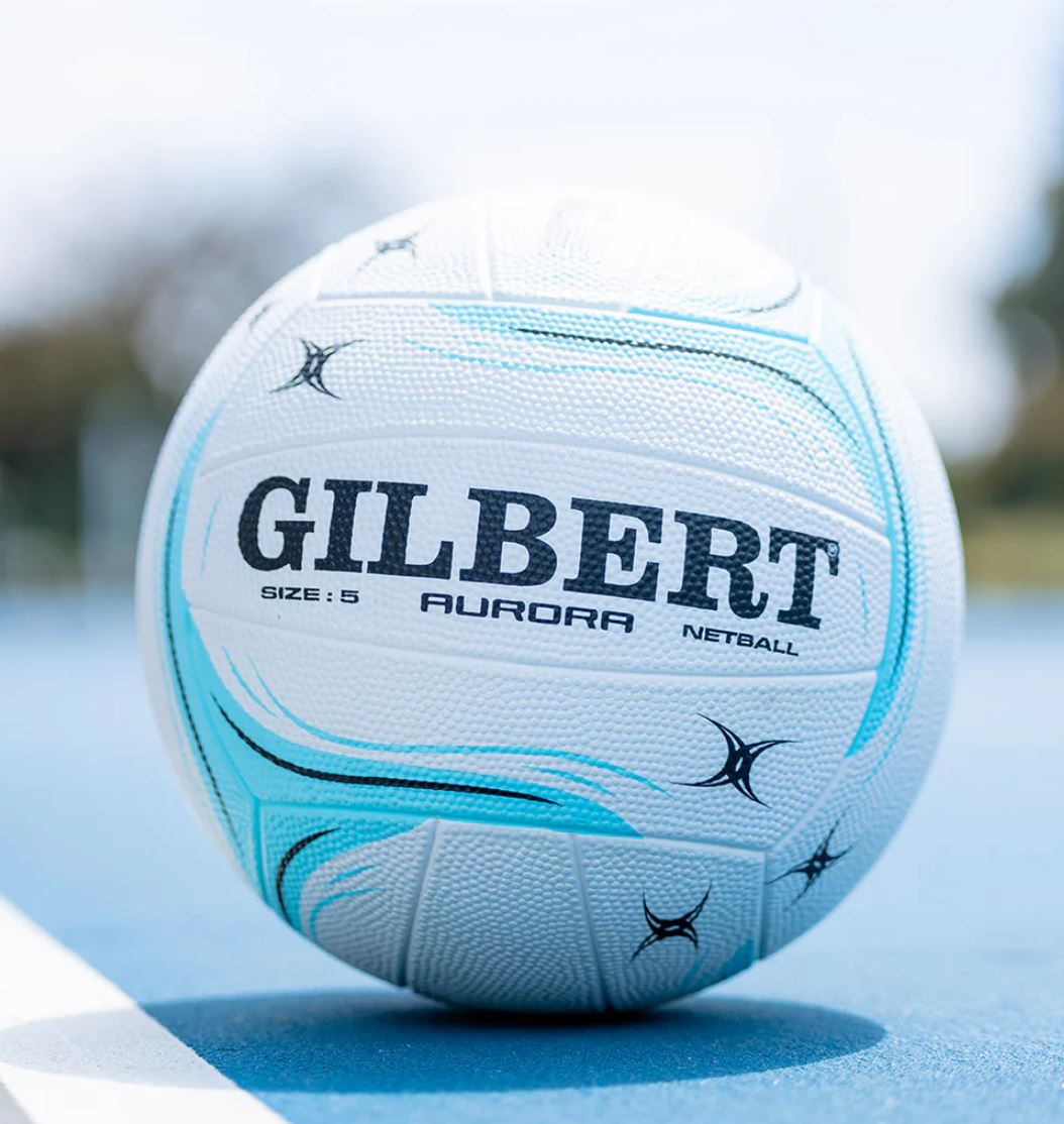 NETBALL GILBERT AURORA SIZE 5