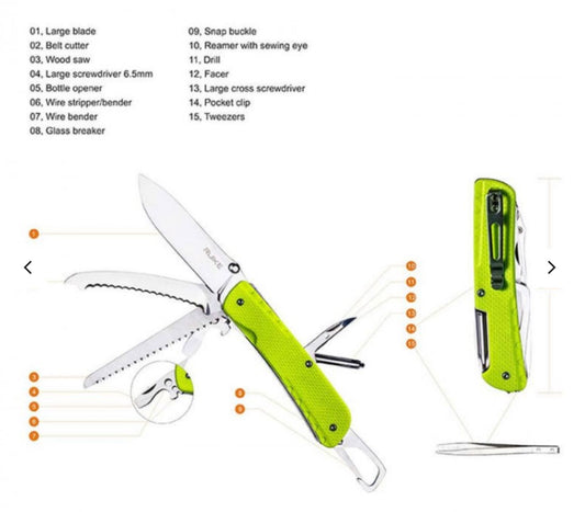 RUIKE KNIFE MULTI FUNCTION LD43
