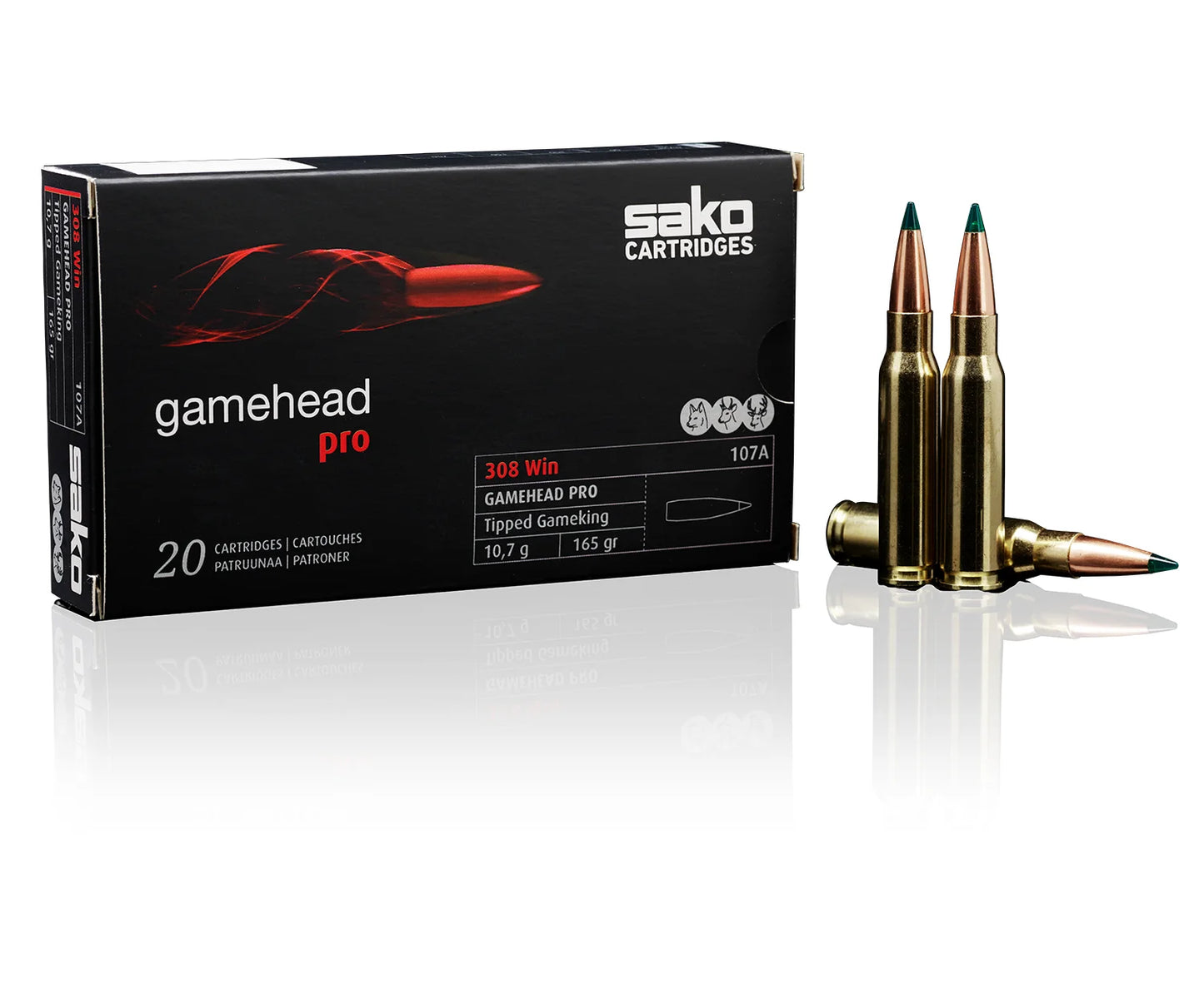 308 WIN 165gr GAMEHEAD PRO