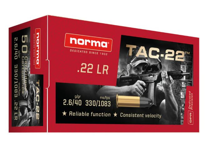 .22 LR TAC22 40GRN 50RNDS