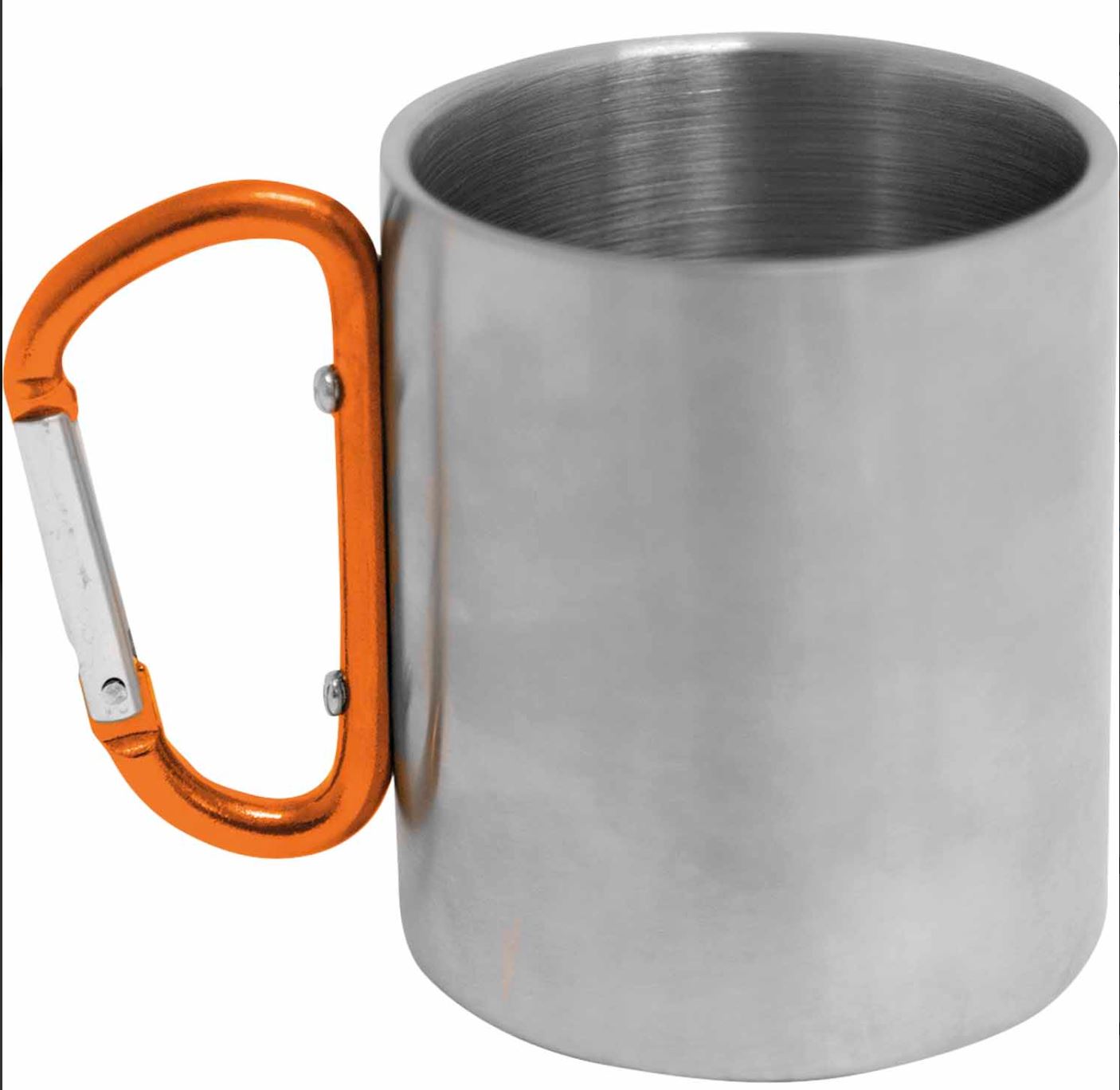 STAINLESS STEEL MUG 300ml CARABINA HANDLE
