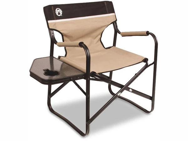 DIRECTORS PLUS CHAIR WITH SIDE TABLE [STEEL DECK CHAIR]