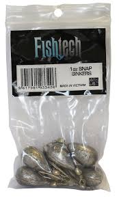 Fishing & Leisure FISHTECH snap sinker 4oz