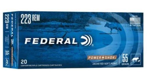 223 FEDERAL 55grn POWER SHOK