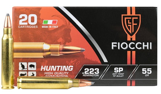 FIOCCHI .223 REMINGTON 55GRN SP