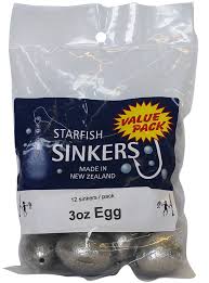 Fishing & Leisure STARFISH sinkers 3oz