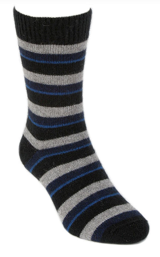 ACCENT STRIPE SOCK POSSUM MERINO