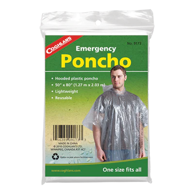 EMERGENCY HOODED PONCHO