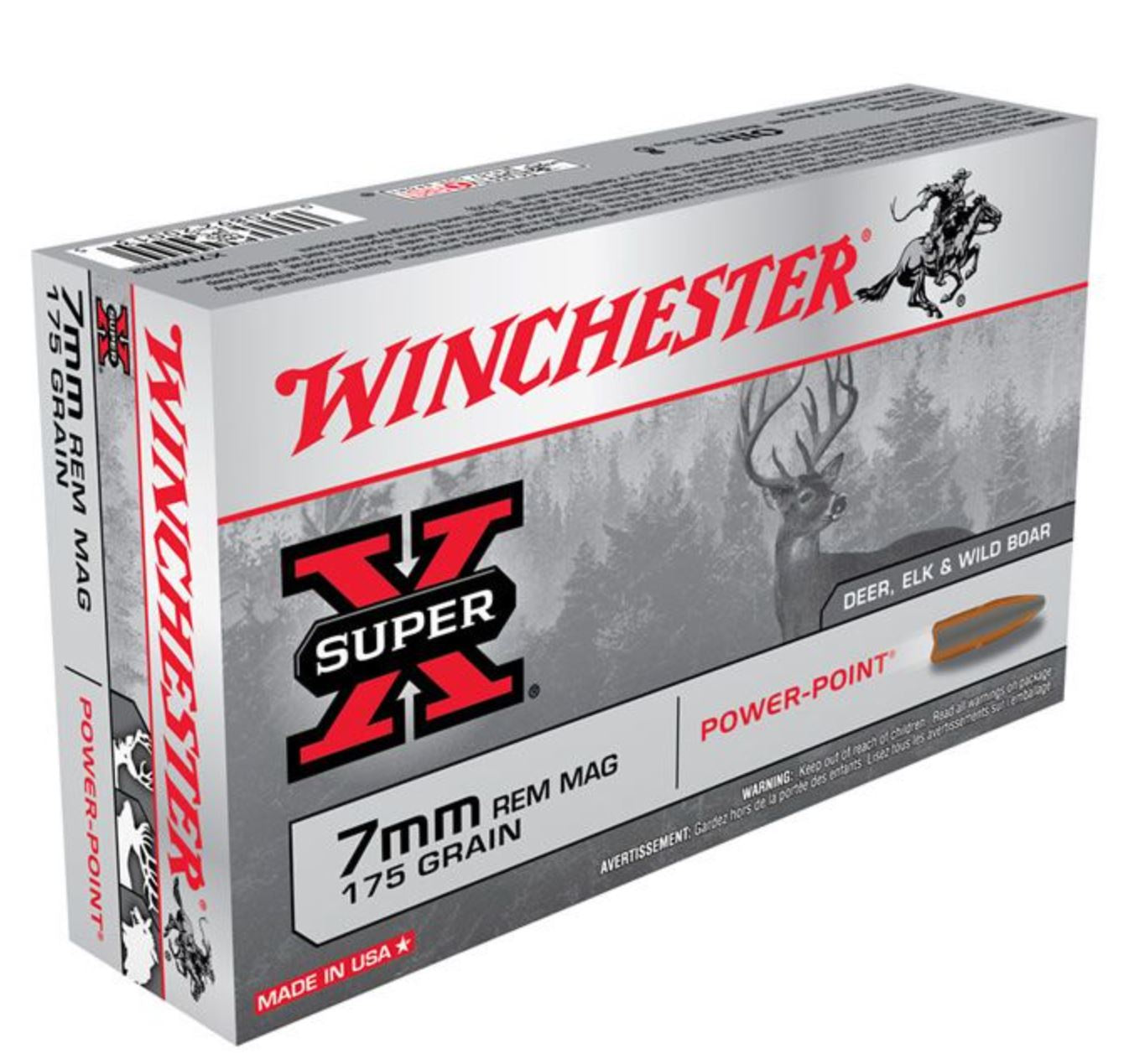 7MM REM MAG 175GRN POWER POINT