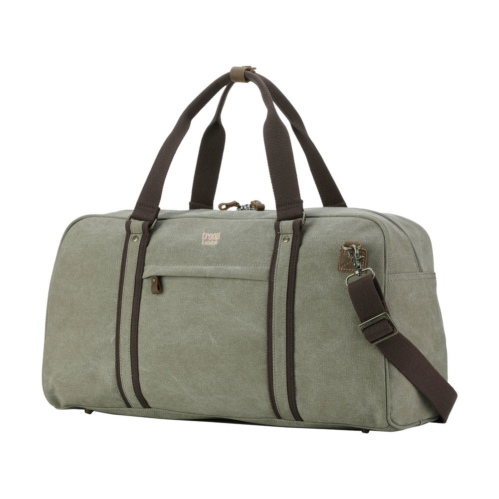 TOOP  Explorer holdall khaki brown trim